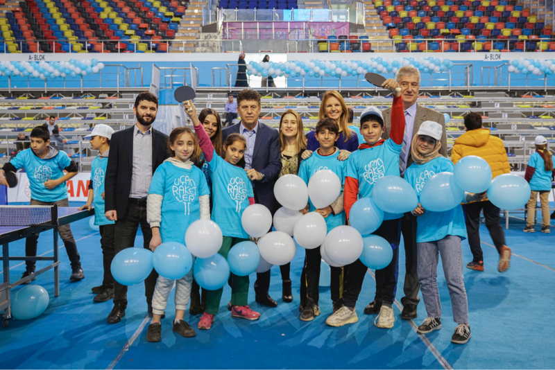 Rackets Up met with the children and youth of Sanliurfa Hitit